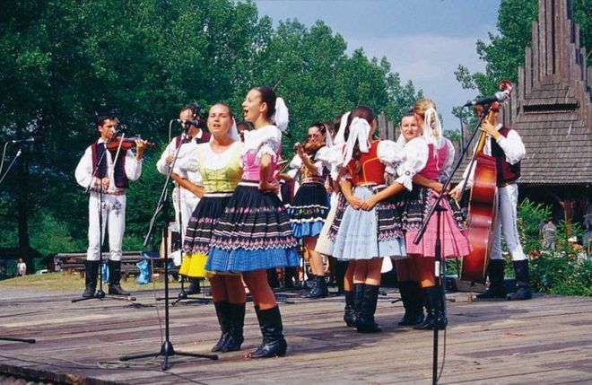 Фольклорный концерт в Словакии