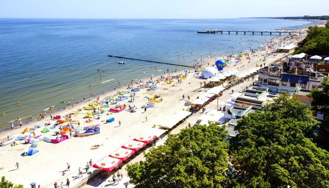 Пляж Колобжег, Польша