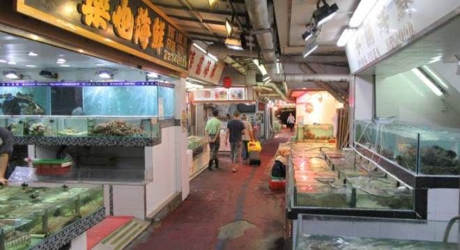 Рыбный рынок на Lei Yu Mun