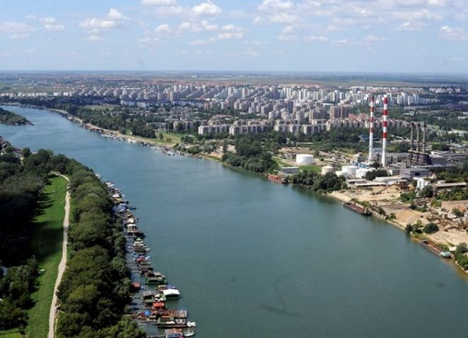 Река Сава в Сербии