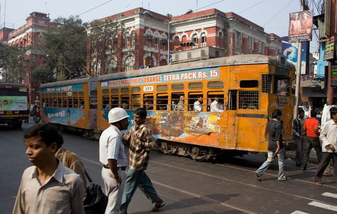 Трамвай в Калькутте