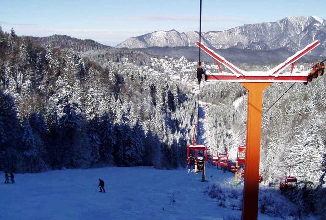 Подъемник на горнолыжном курорте Предял, Румыния