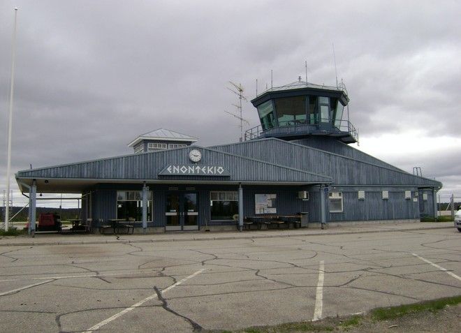 Аэропорт Энонтекие в Лапландии в Финляндии