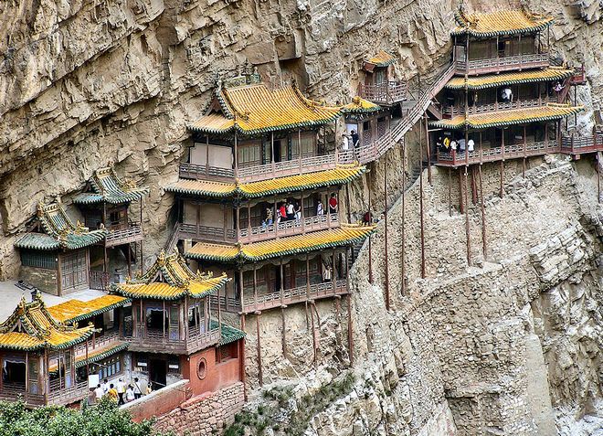 Висячий монастырь в Китае или Сюанькун-сы