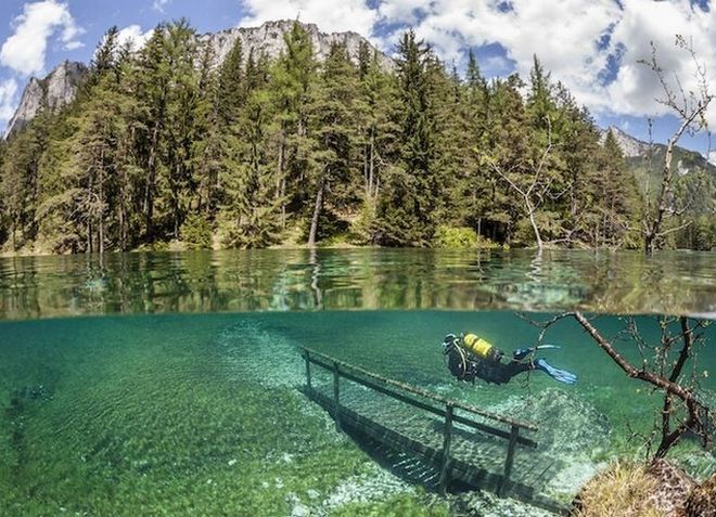 Парк под водой в Австрии