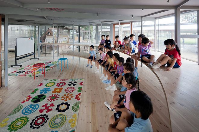 детский сад в Японии