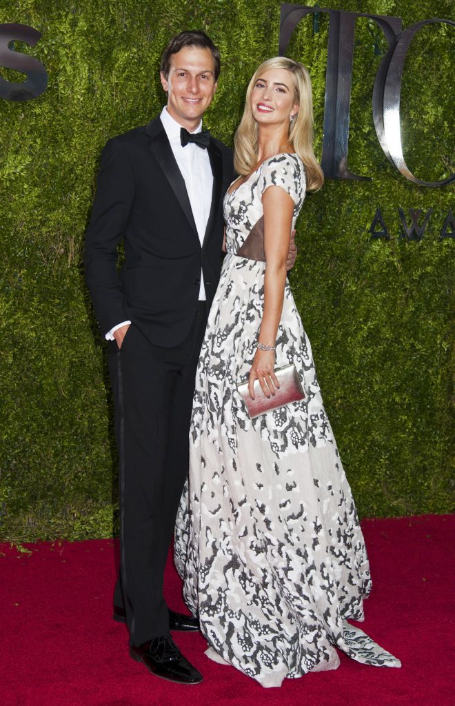Иванка Трамп с мужем в красивом платье