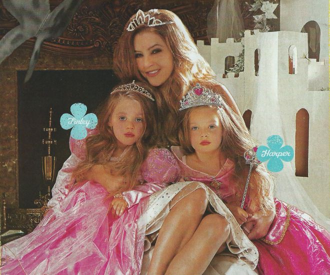 Лиза Мария Пресли с дочками