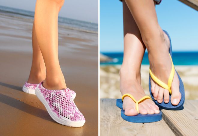 резиновая обувь для пляжа