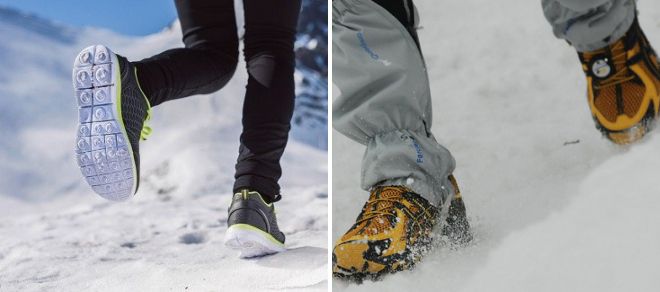обувь для бега зимой