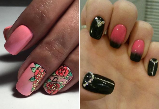 pink nail design 2018