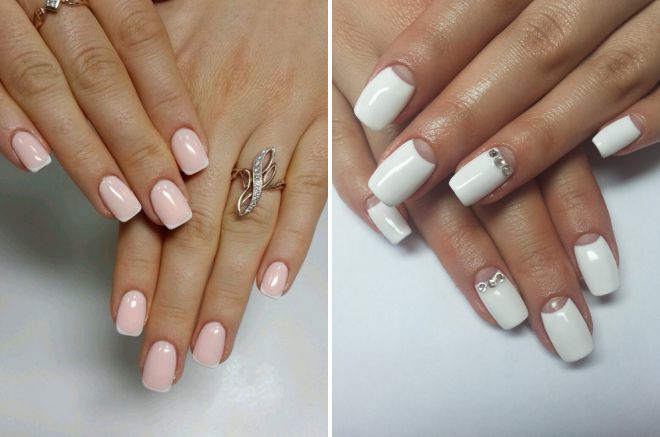 wedding manicure ideas for short nails
