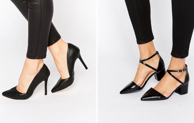 женские черные туфли 2018