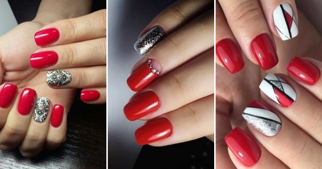 Red manicure - fall 2019 ideas