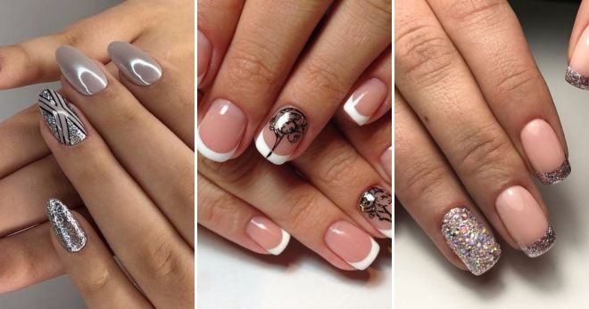 French manicure - autumn 2019