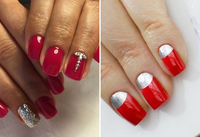 manicure 2018 with red color