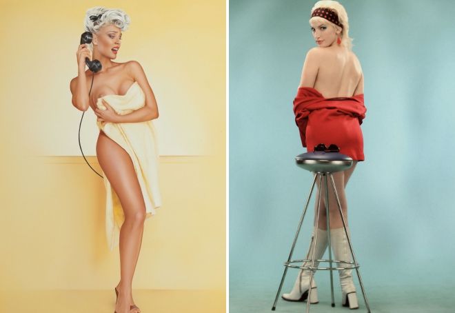pin-up nude photoshoot