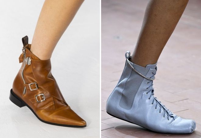 Женская осенняя обувь 2019 без каблука