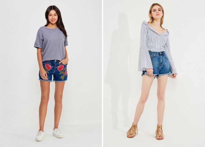 женские джинсовые шорты 2018