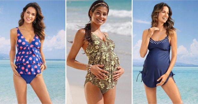 Красивые купальники для беременных дизайн