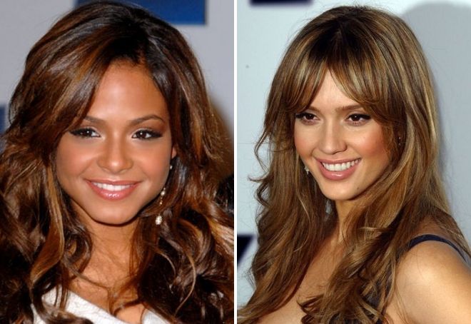 Краска для волос карамель на темные волосы фото до и после