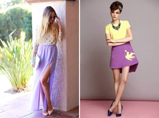lilac skirts