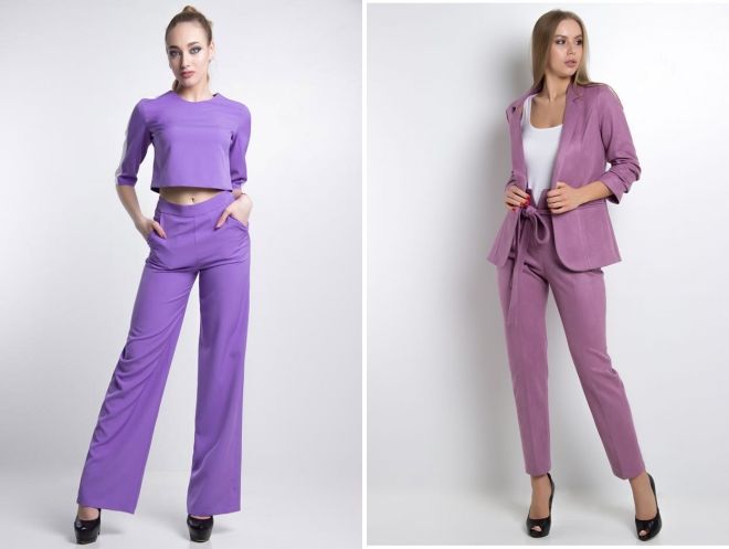 lilac suit