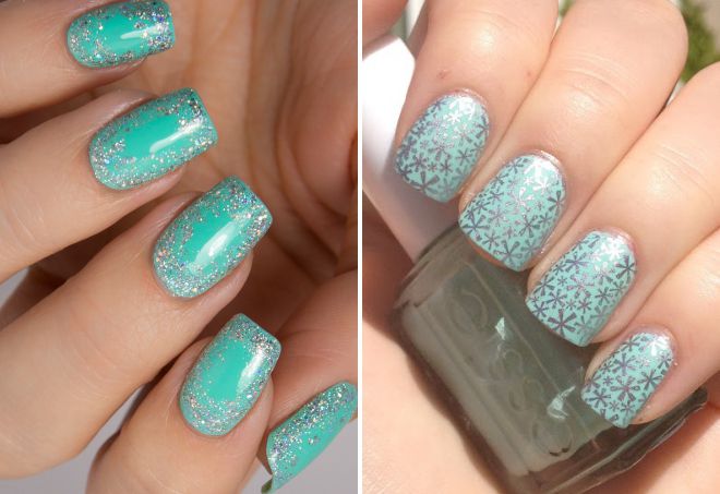 turquoise manicure 2018 fashion trends