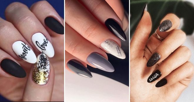 Sharp nails with idea inscriptions