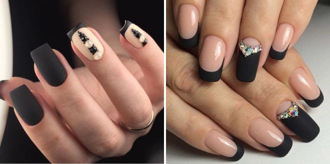 manicure trends 2018 with rhinestones