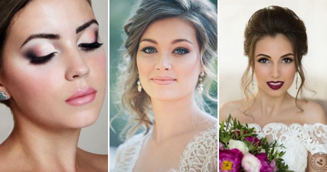 Макияж на свадьбу для невесты фото с карими глазами фото до и после