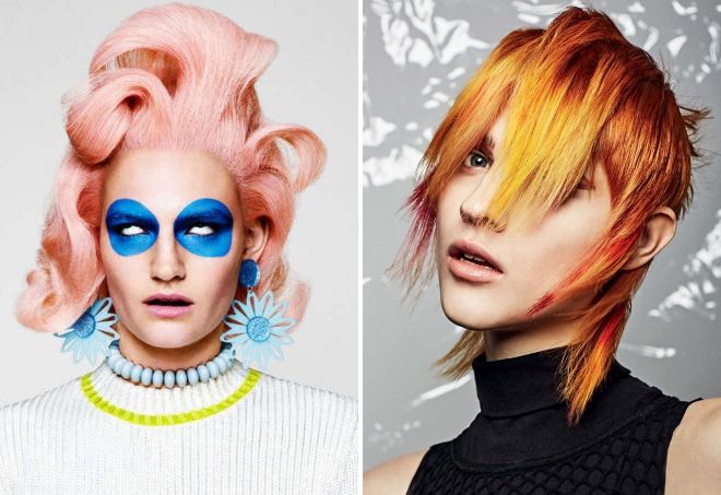 Eclectic hairstyles