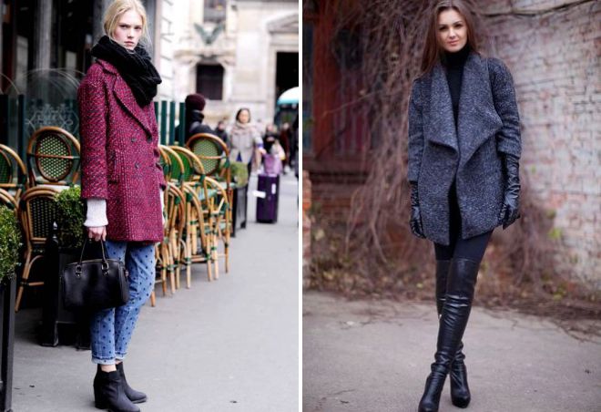 двубортное пальто для женщин