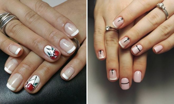 french manicure for short nails 2019
