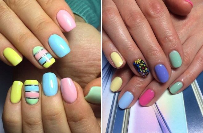 manicure ideas for short nails summer 2019