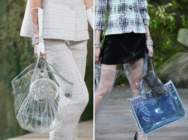 модные прозрачные сумки 2019