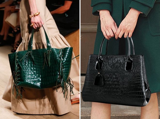 женские сумки из крокодила 2019