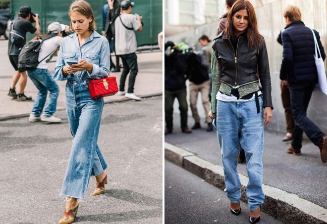 широкие женские джинсы 2019