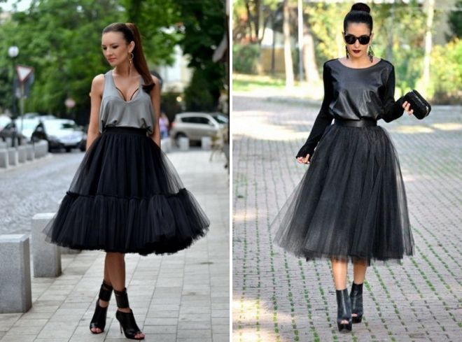Фото длинная черная юбка с чем носить фото