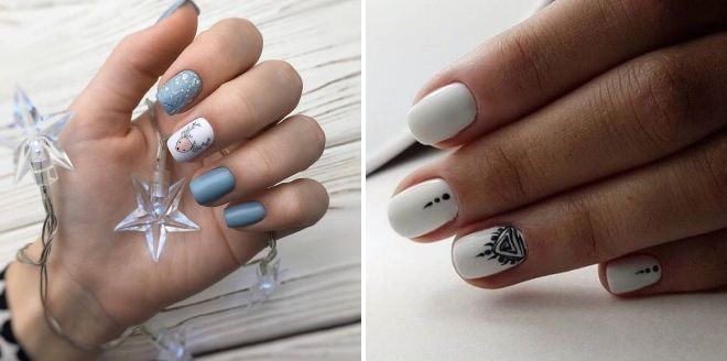 the most beautiful manicure for the new year 2020
