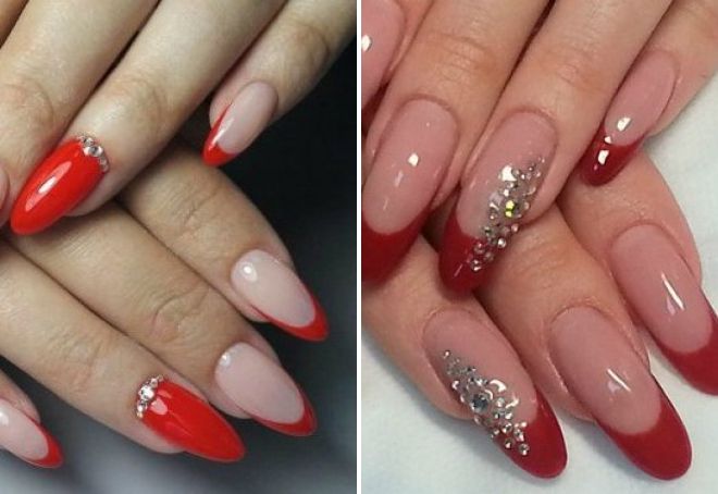 red jacket for long nails