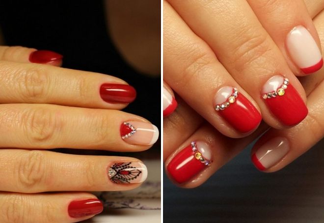 red jacket for short nails