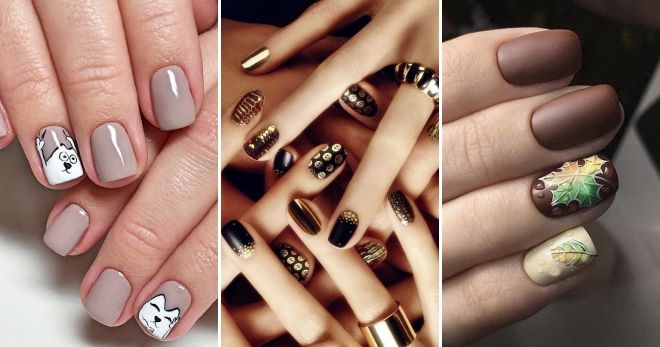 Brown manicure 2018-2019, fashion trends