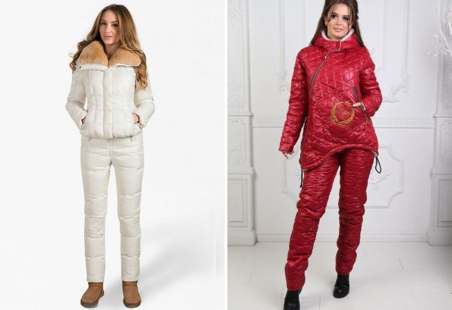 женские зимние куртка и штаны