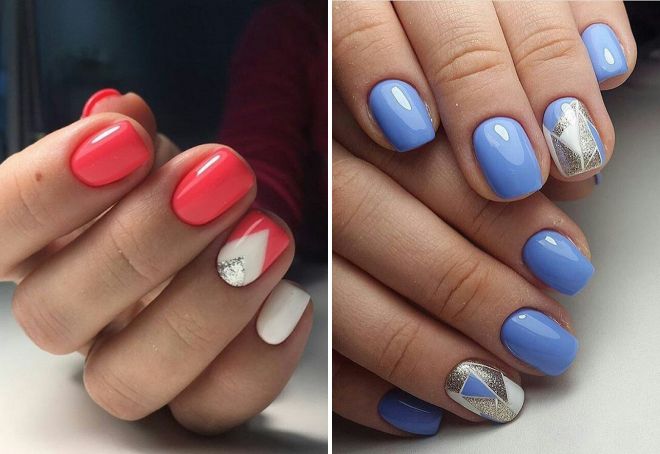 manicure winter 2018 for short nails
