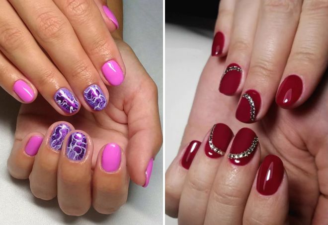 manicure for short nails 2018