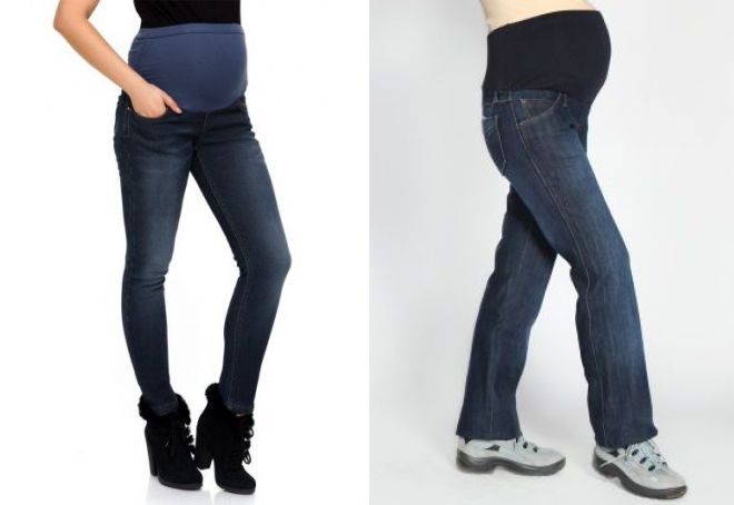 утепленные джинсы для беременных