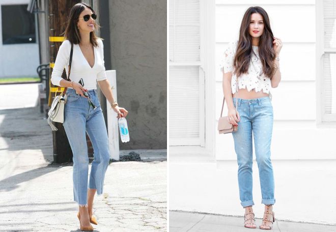 модные летние образы с джинсами