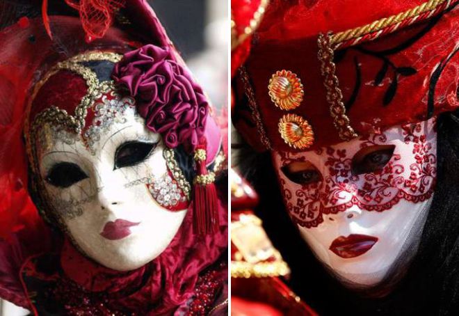 маска венецианская дама
