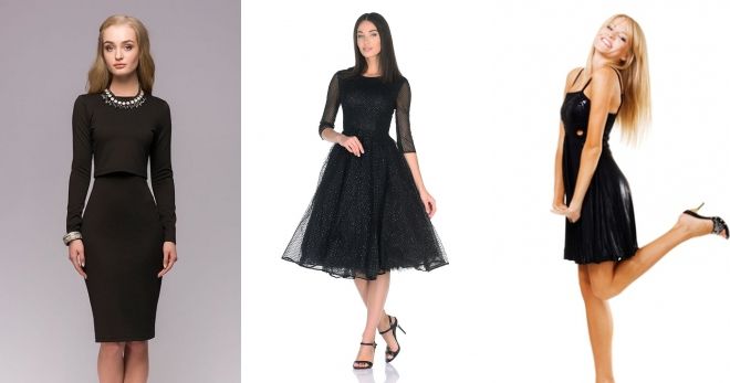 Модные цвета платьев весна 2019 черный